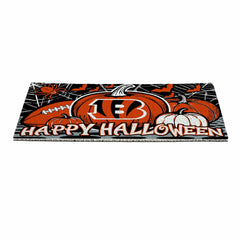 Cincinnati Bengals Halloween PVC Mat, 28"x16", NFL