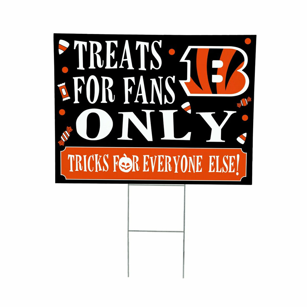 Cincinnati Bengals Yard Sign, Halloween Treats for Fans, NFL, Home