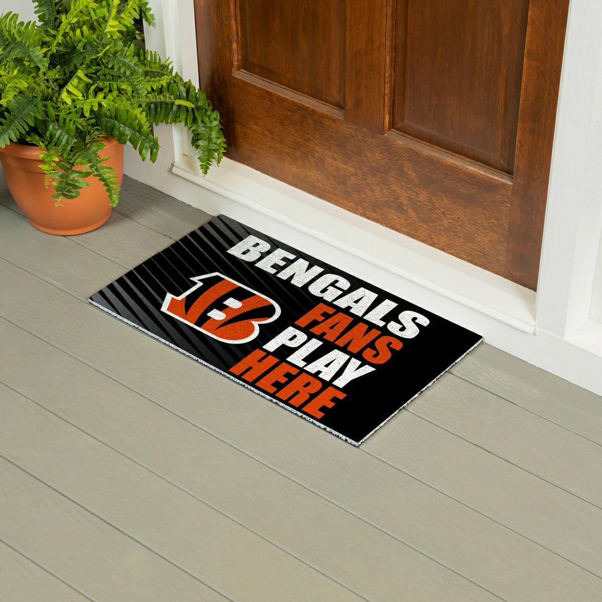 Cincinnati Bengals Fan Mat, 28"x16", NFL