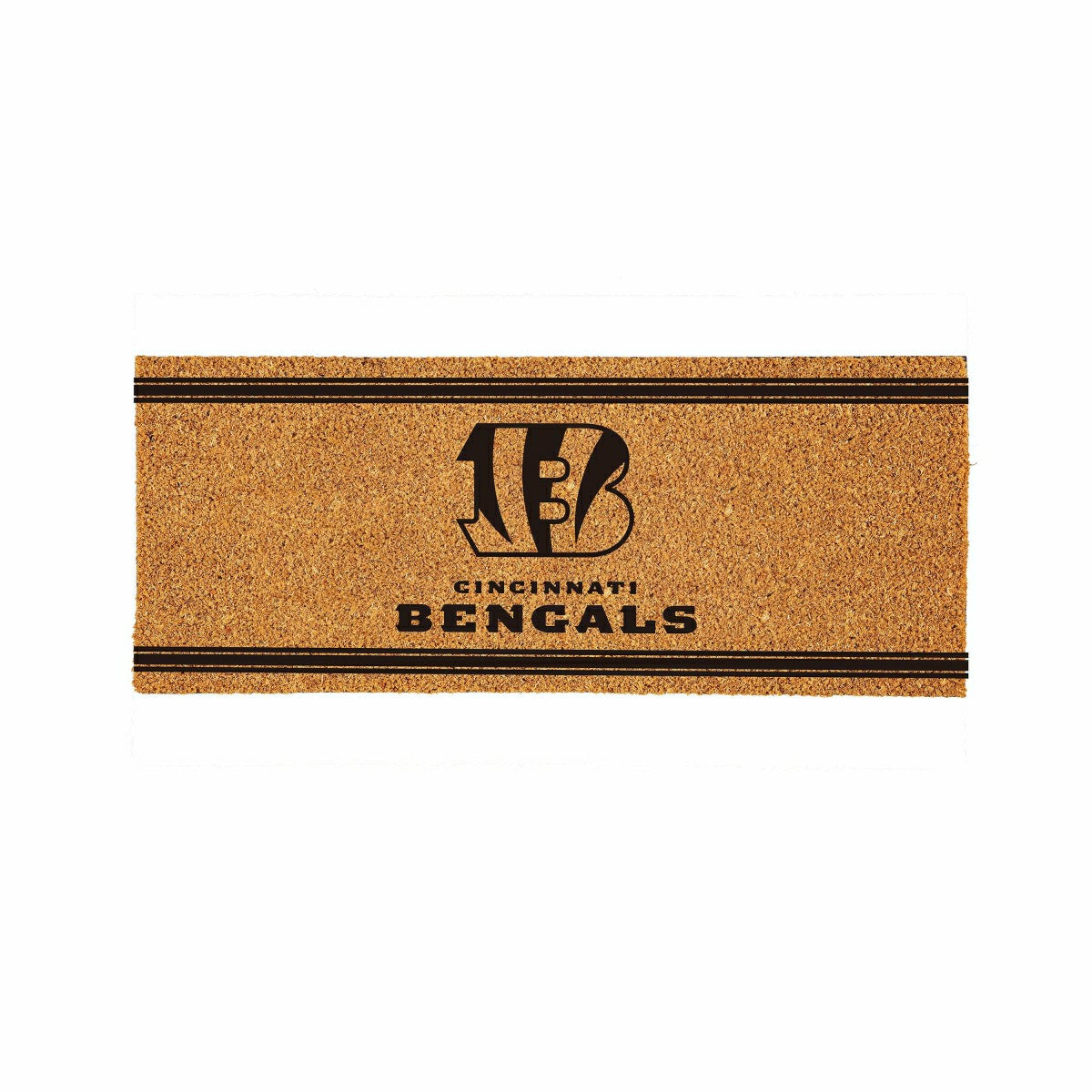 Cincinnati Bengals Extra Large One Color Coir Mat, 60"x24", NFL