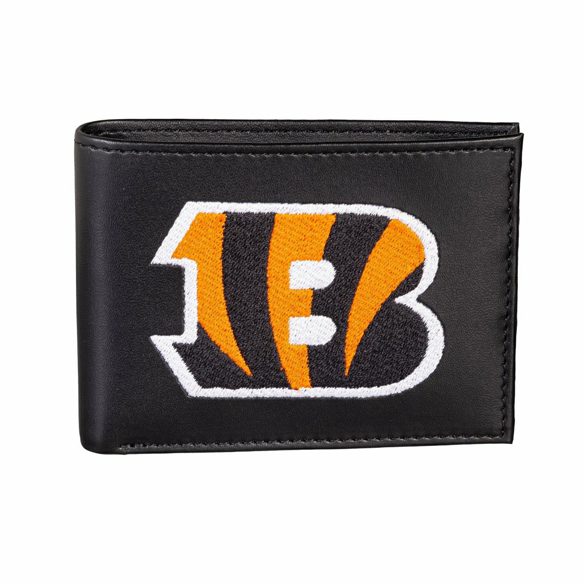Cincinnati Bengals Black Bi-Fold Embroidered Wallet w/ RFID Blocking, NFL, Home