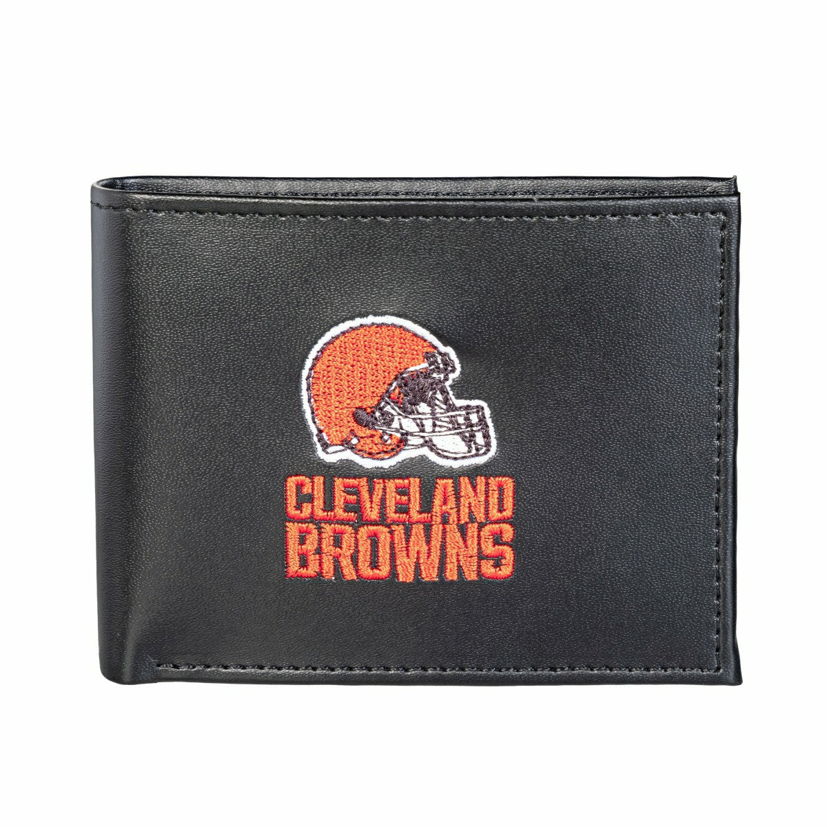 Cleveland Browns Black Bi-Fold Embroidered Wallet w/ RFID Blocking, NFL, Home