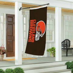 Cleveland Browns Single Sided Flag w/ 2 Grommets, 3'x5', NFL, Home