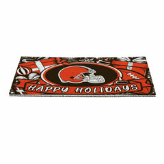 Cleveland Browns Holiday PVC Mat, 28"x16", NFL