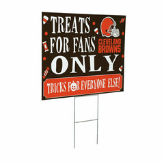 Cleveland Browns Yard Sign, Halloween Treats for Fans, NFL, Home