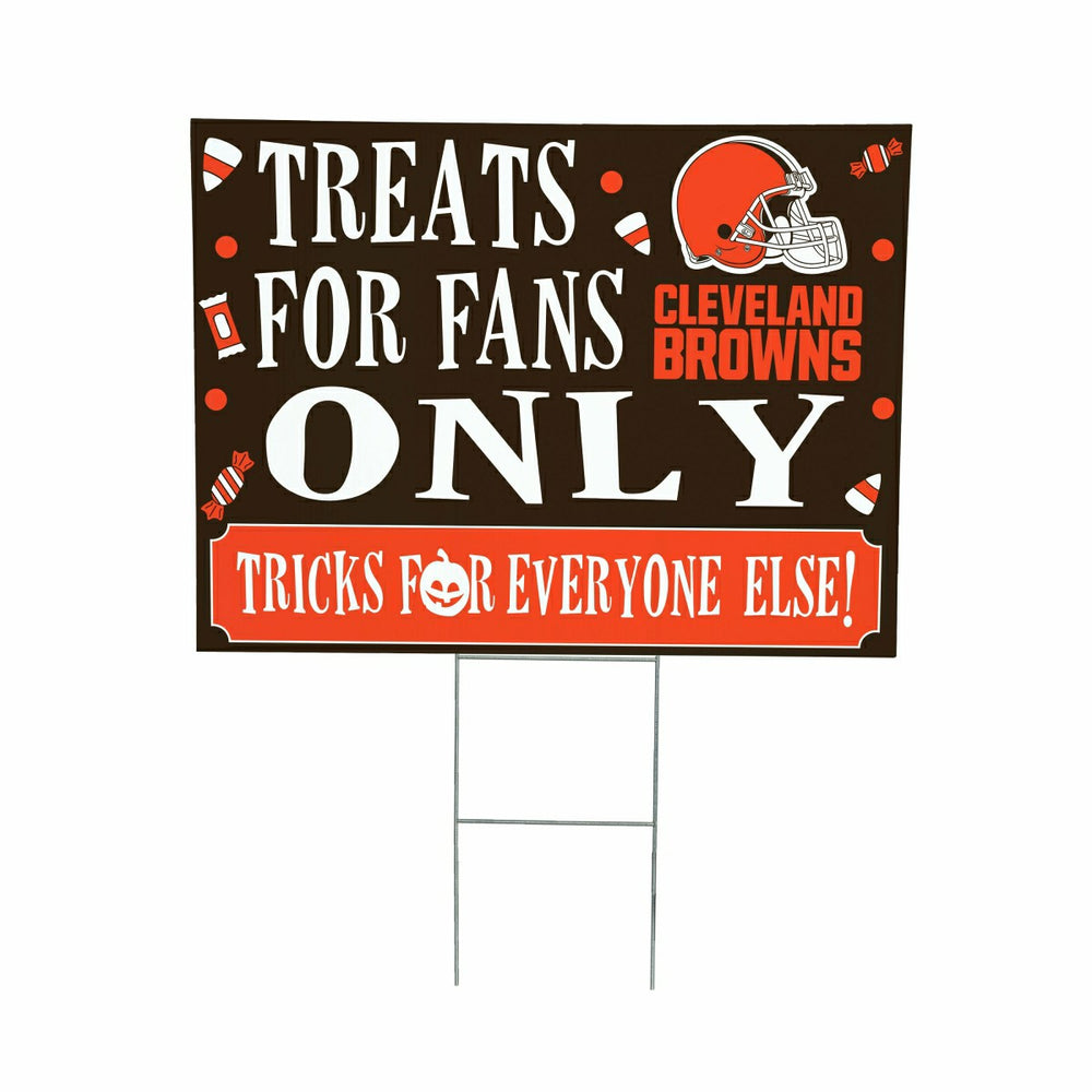 Cleveland Browns Yard Sign, Halloween Treats for Fans, NFL, Home