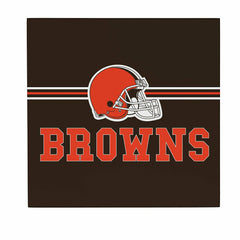 Cleveland Browns Wood Wall Sign, 12x12, NFL, Home