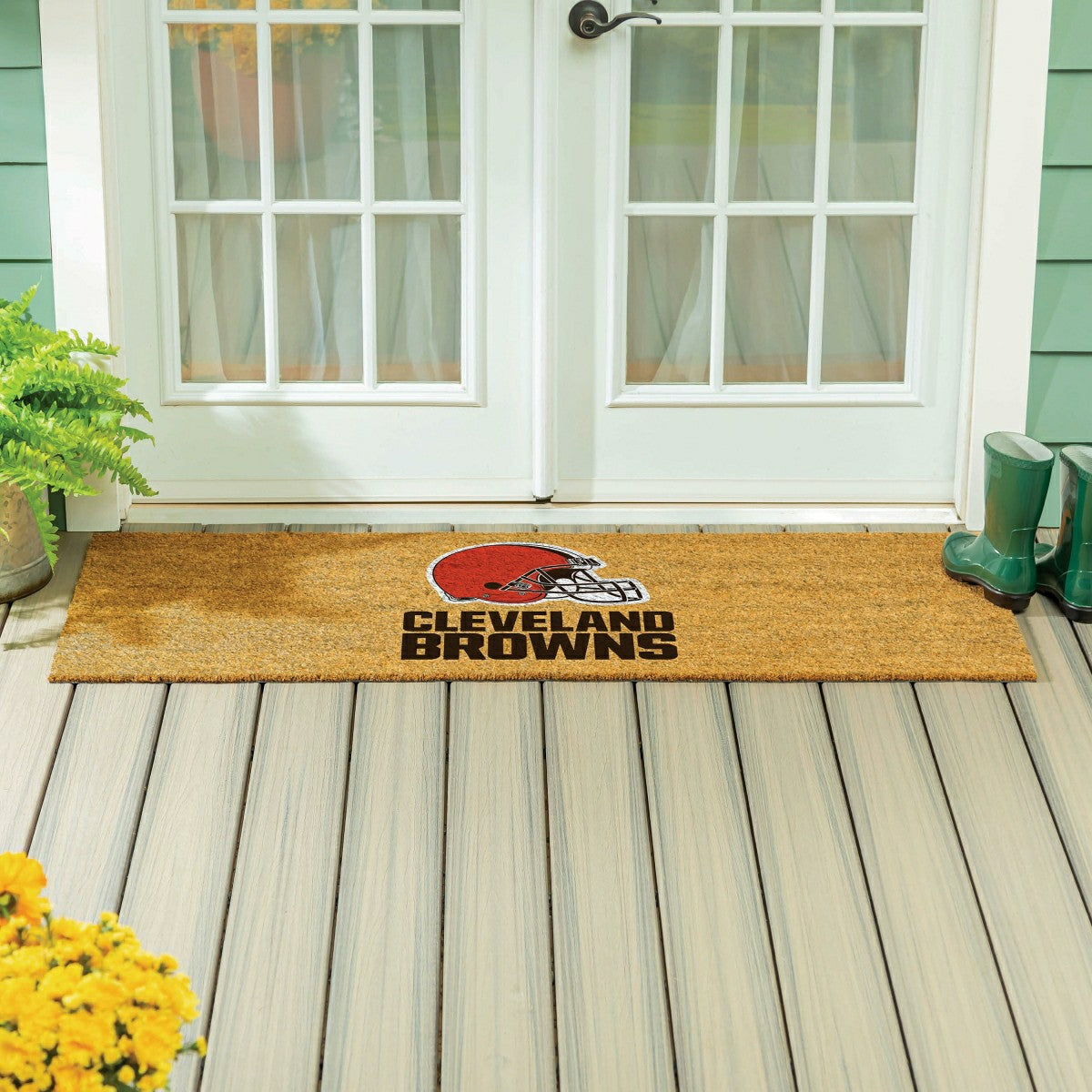 Cleveland Browns Extra Large Full Color Coir Mat, 60"x24", NFL