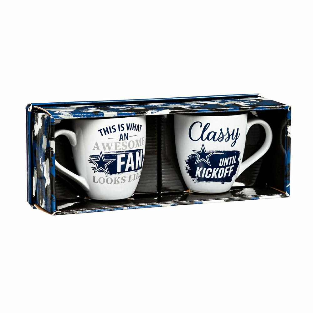 Dallas Cowboys, Ceramic Cup O'Java 17oz Gift Set, NFL, Home