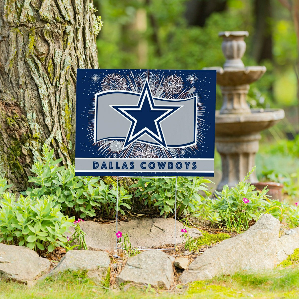 Dallas Cowboys Yard Sign, Patriotic, NFL, Home