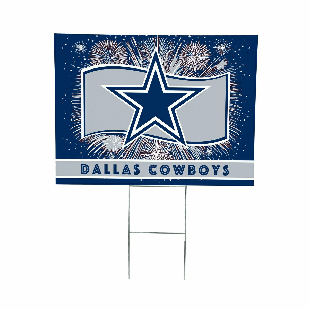 Dallas Cowboys Yard Sign, Patriotic, NFL, Home