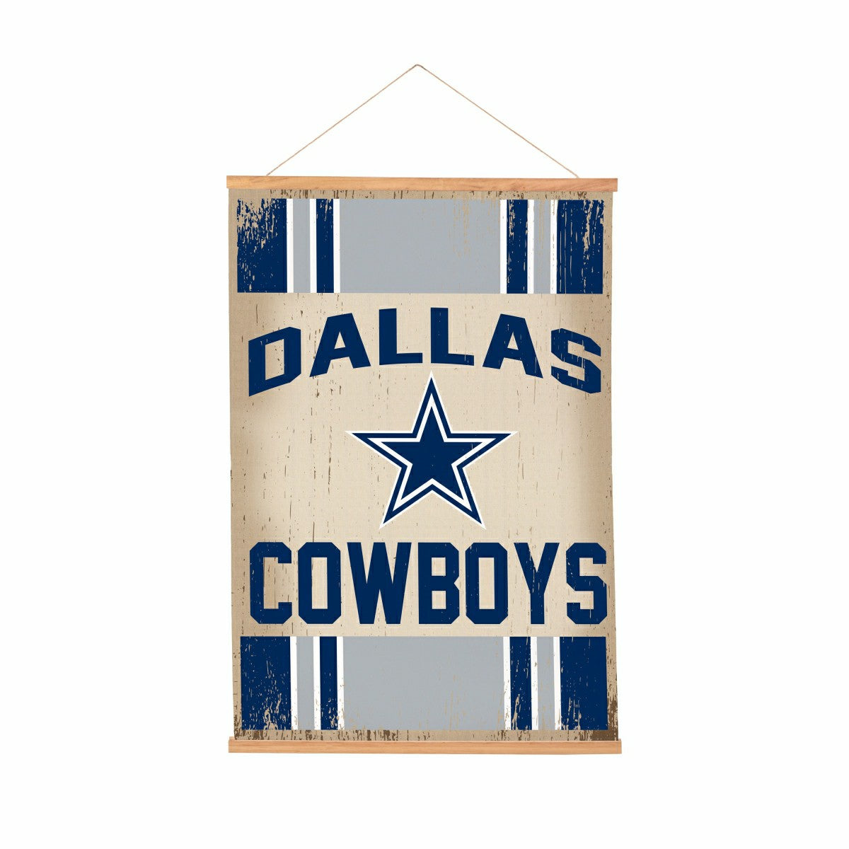 Dallas Cowboys, Canvas Wall Tapestry, Medium, 36x24, NFL, Home