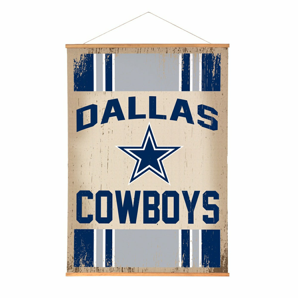 Dallas Cowboys, Canvas Wall Tapestry, Large, 54x36, NFL, Home