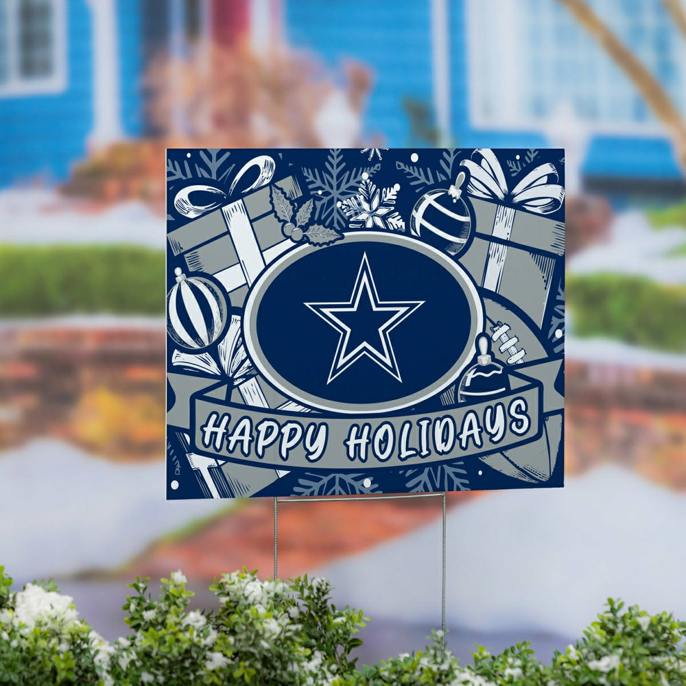 Dallas Cowboys Yard Sign, Holiday, NFL, Home