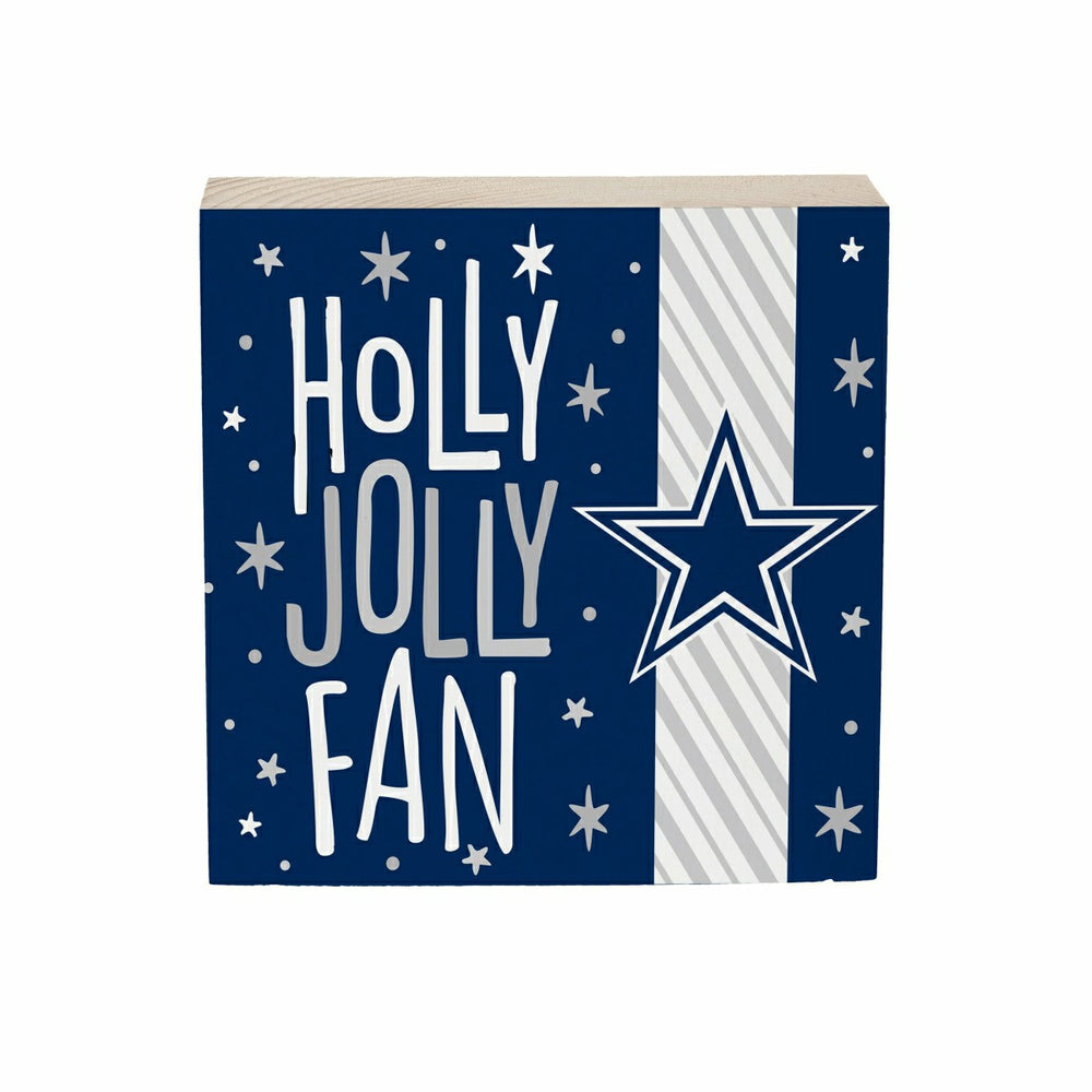 Dallas Cowboys Block, Holiday, 6x6, NFL, Home