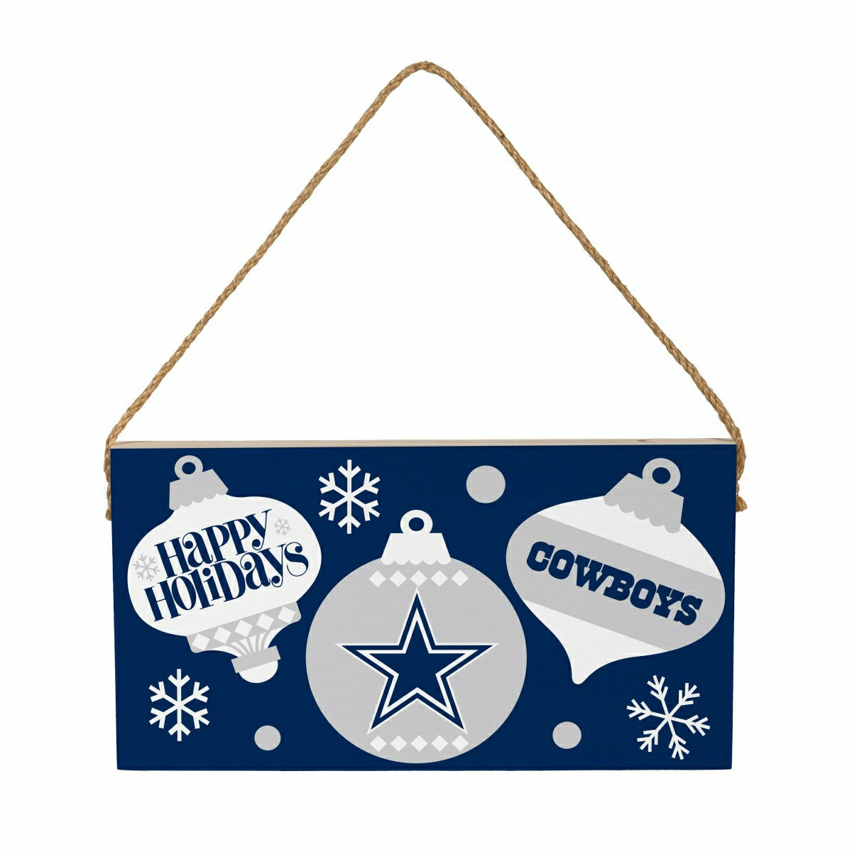 Dallas Cowboys Holiday Wood Wall Sign, 6x11, NFL, Home