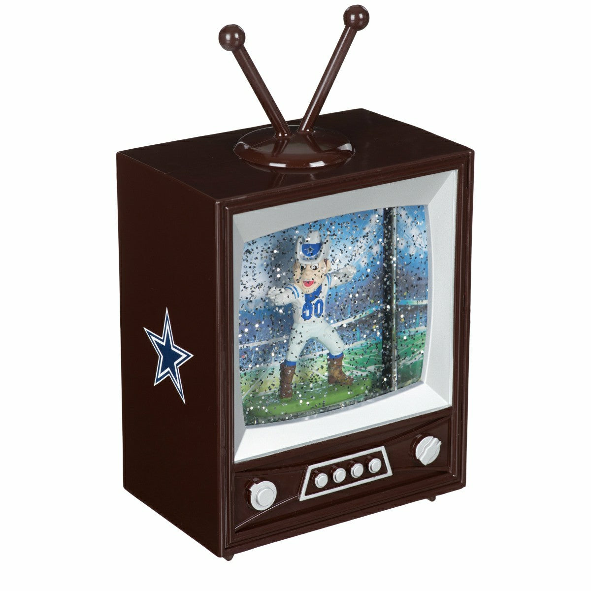 Dallas Cowboys Vintage TV Water Lantern, NFL, Home