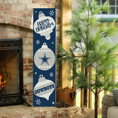 Dallas Cowboys 47" Double Sided Leaner, Christmas, NFL, Home
