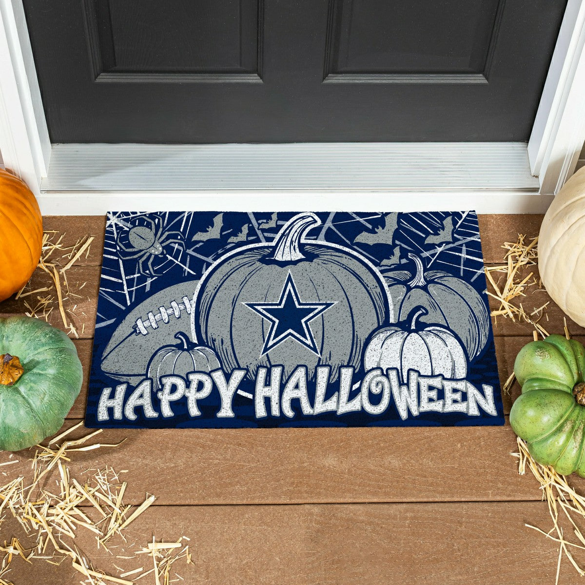 Dallas Cowboys Halloween PVC Mat, 28"x16", NFL