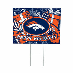 Denver Broncos Yard Sign, Holiday, NFL, Home