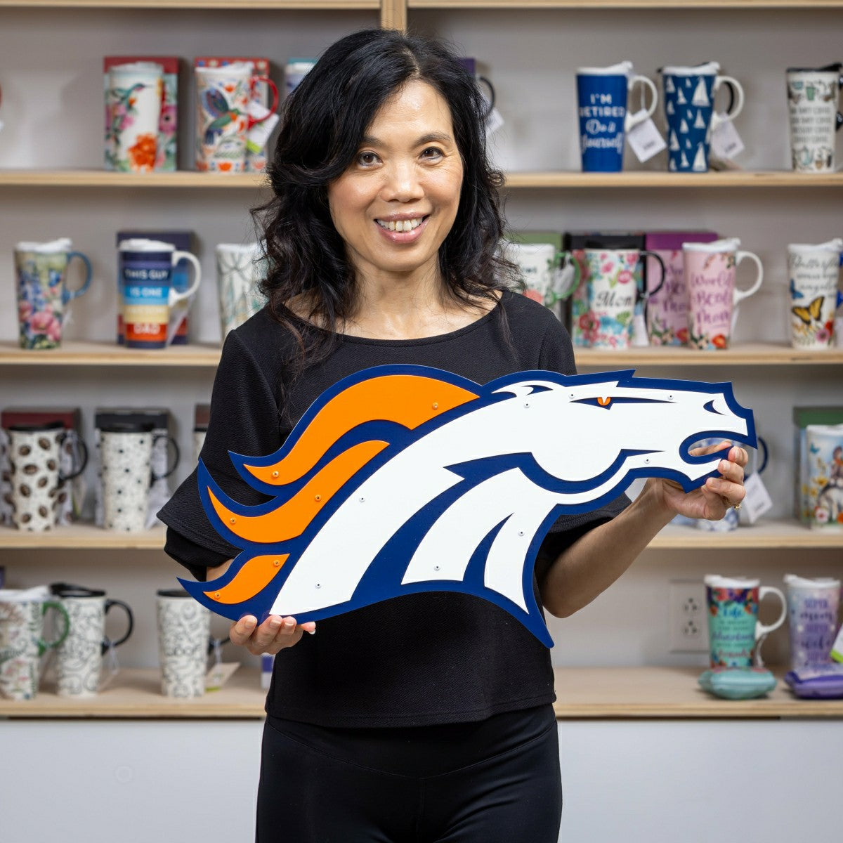 Denver Broncos Premier Metal Wall Art, NFL, Home