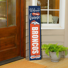 Denver Broncos 47" Double Sided Leaner, Halloween, NFL, Home