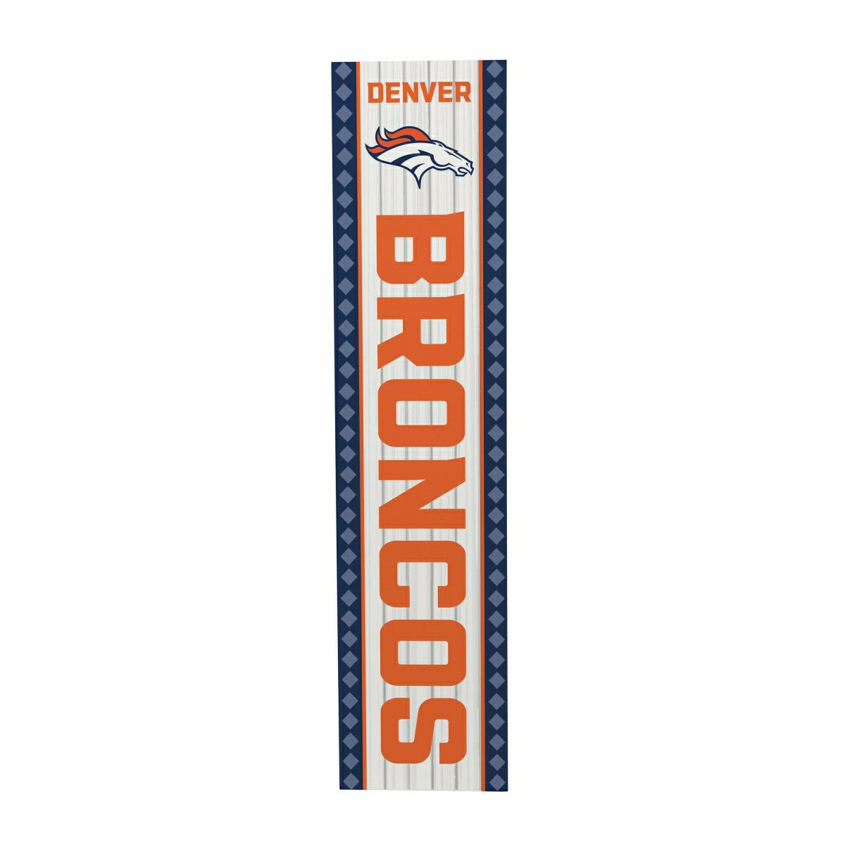 Denver Broncos 47" Double Sided Leaner, Christmas, NFL, Home