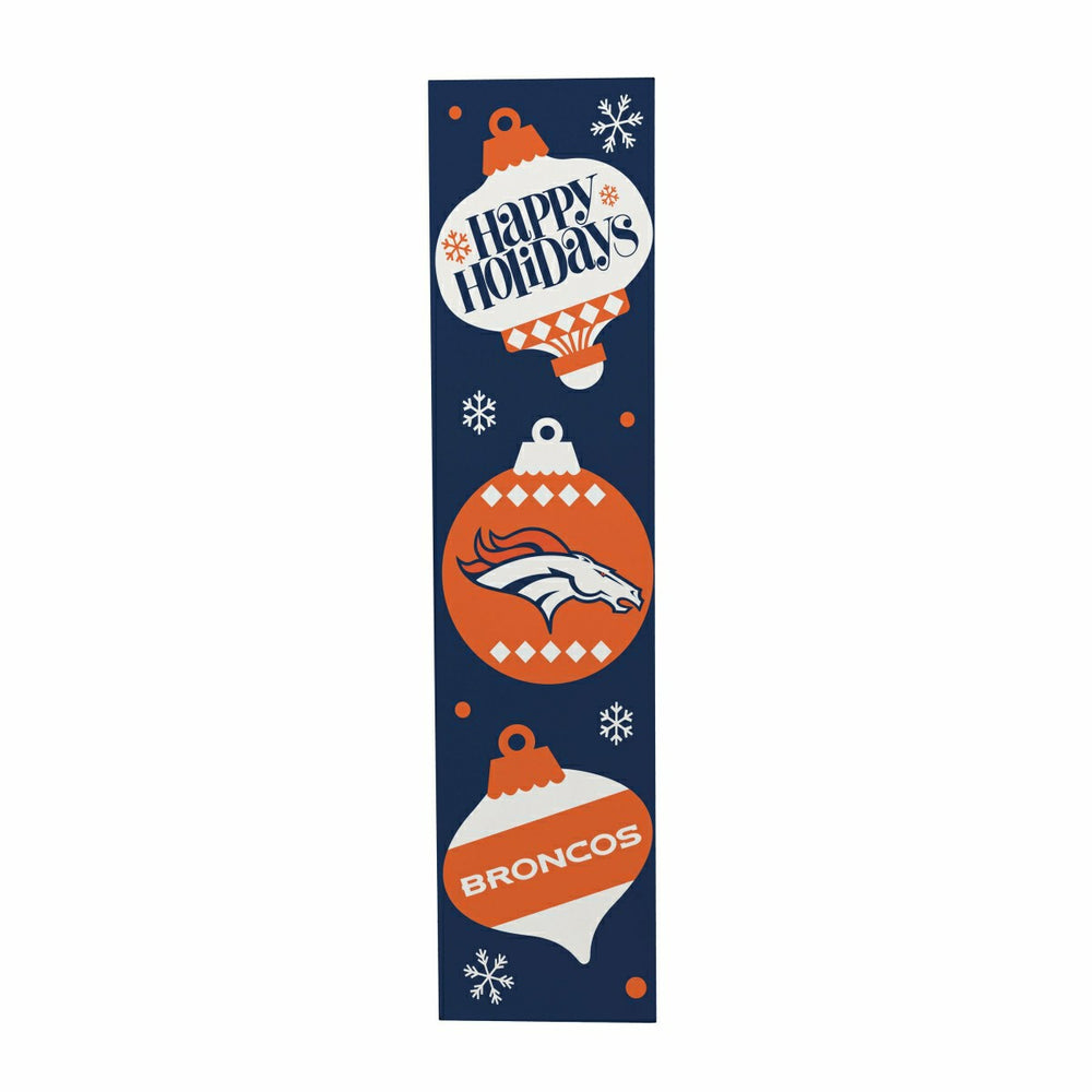 Denver Broncos 47" Double Sided Leaner, Christmas, NFL, Home