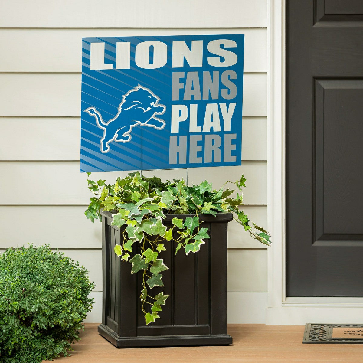 Detroit Lions Coroplast Yard Sign "Fans Play Here", NFL, Home
