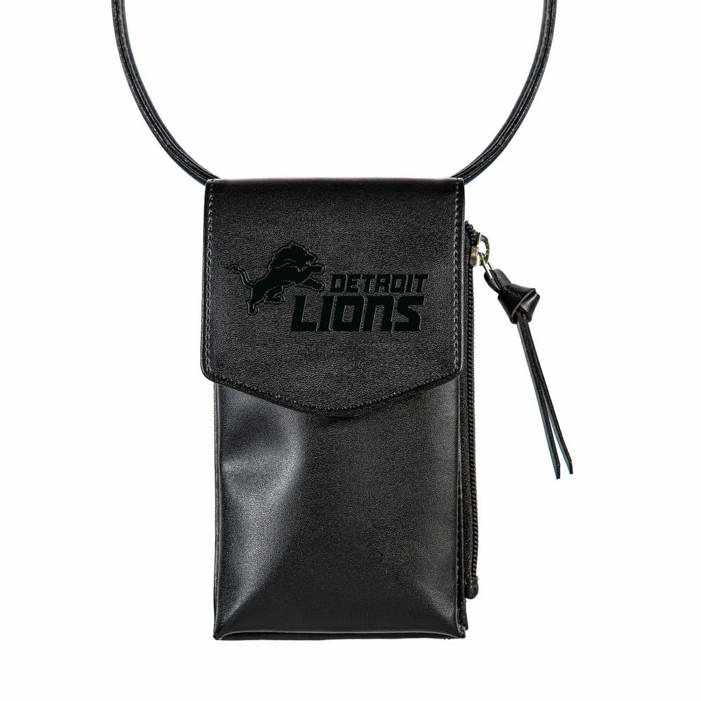 Detroit Lions, Cross Body Wallet, Black, NFL, Home