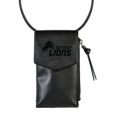 Detroit Lions, Cross Body Wallet, Black, NFL, Home