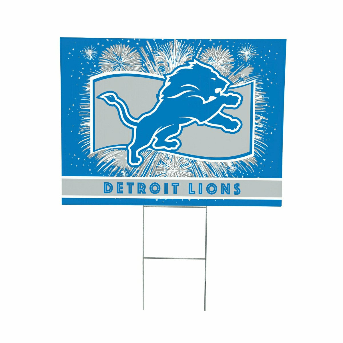 Detroit Lions Yard Sign, Patriotic, NFL, Home
