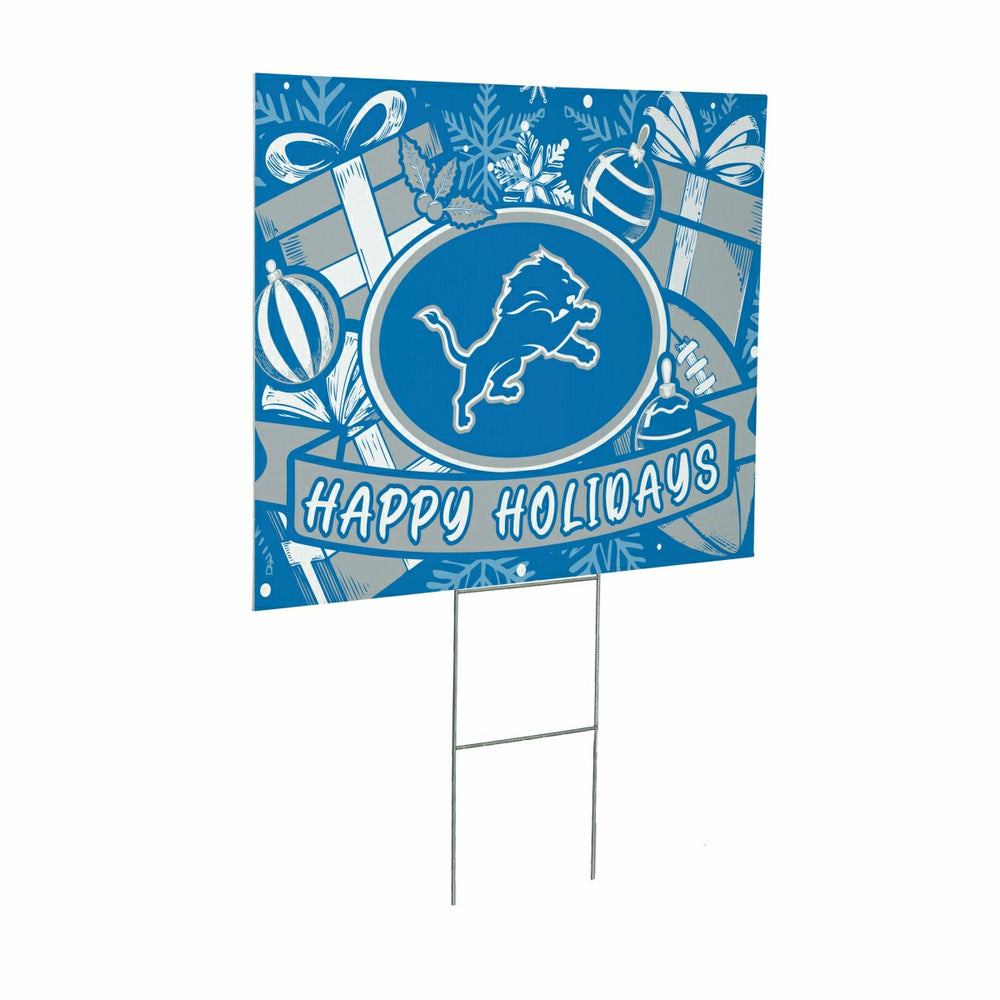 Detroit Lions Yard Sign, Holiday, NFL, Home