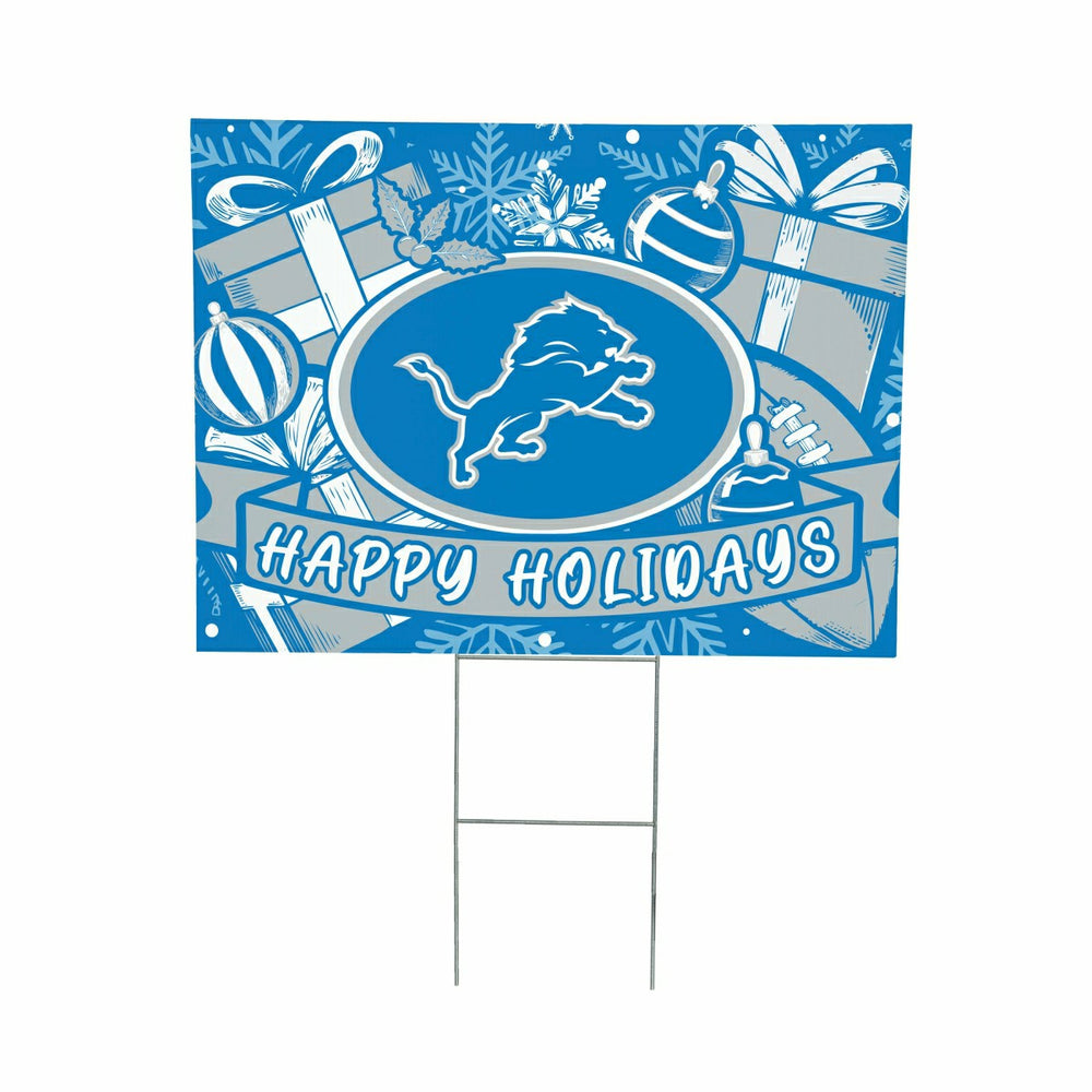 Detroit Lions Yard Sign, Holiday, NFL, Home