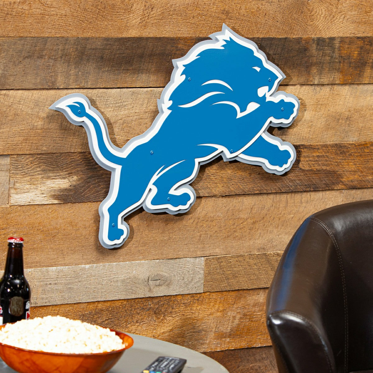 Detroit Lions Premier Metal Wall Art, NFL, Home