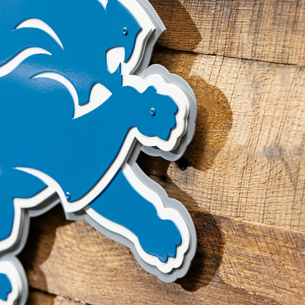 Detroit Lions Premier Metal Wall Art, NFL, Home