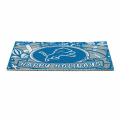 Detroit Lions Holiday PVC Mat, 28"x16", NFL