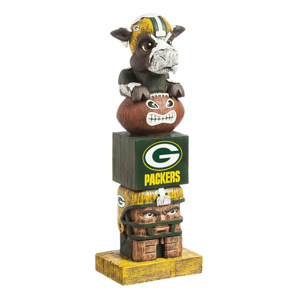 Green Bay Packers Tiki Team Totem Garden Statue, NFL, Home