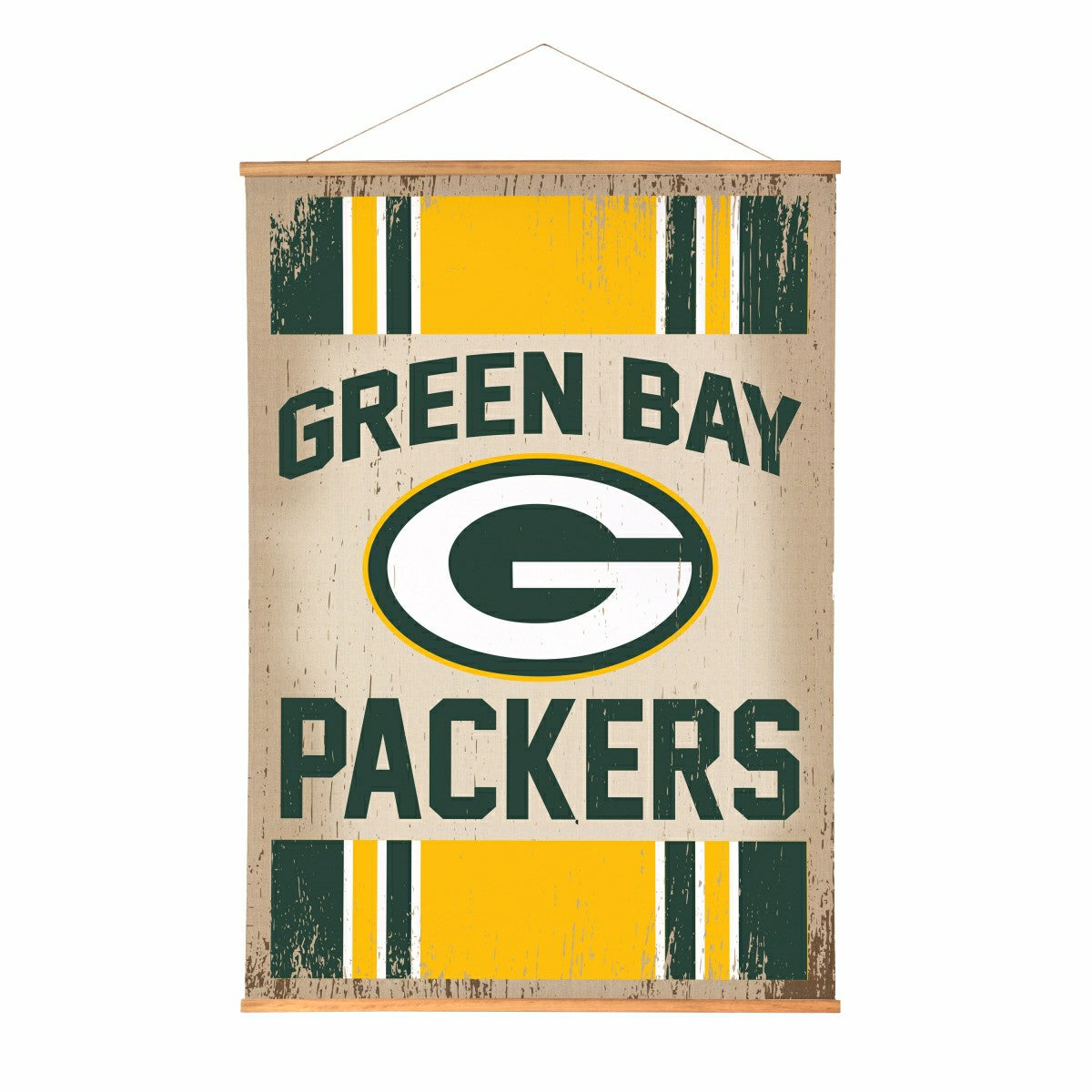 Green Bay Packers, Canvas Wall Tapestry, Large, 54x36, NFL, Home