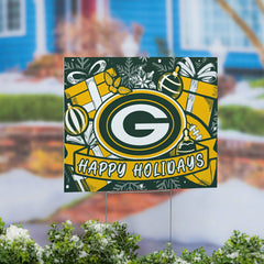 Green Bay Packers Yard Sign, Holiday, NFL, Home