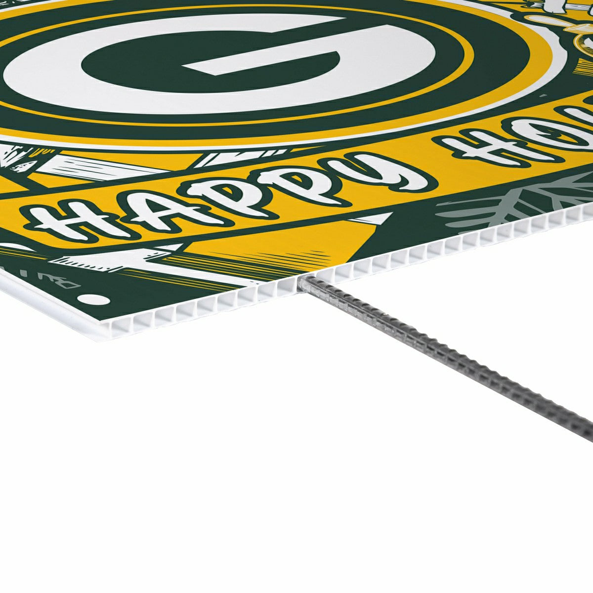Green Bay Packers Yard Sign, Holiday, NFL, Home