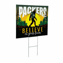 Green Bay Packers Yard Sign, Bigfoot, NFL, Home