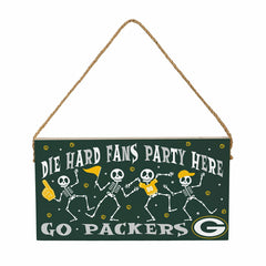 Green Bay Packers Halloween Wood Wall Sign, 6x11, NFL, Home