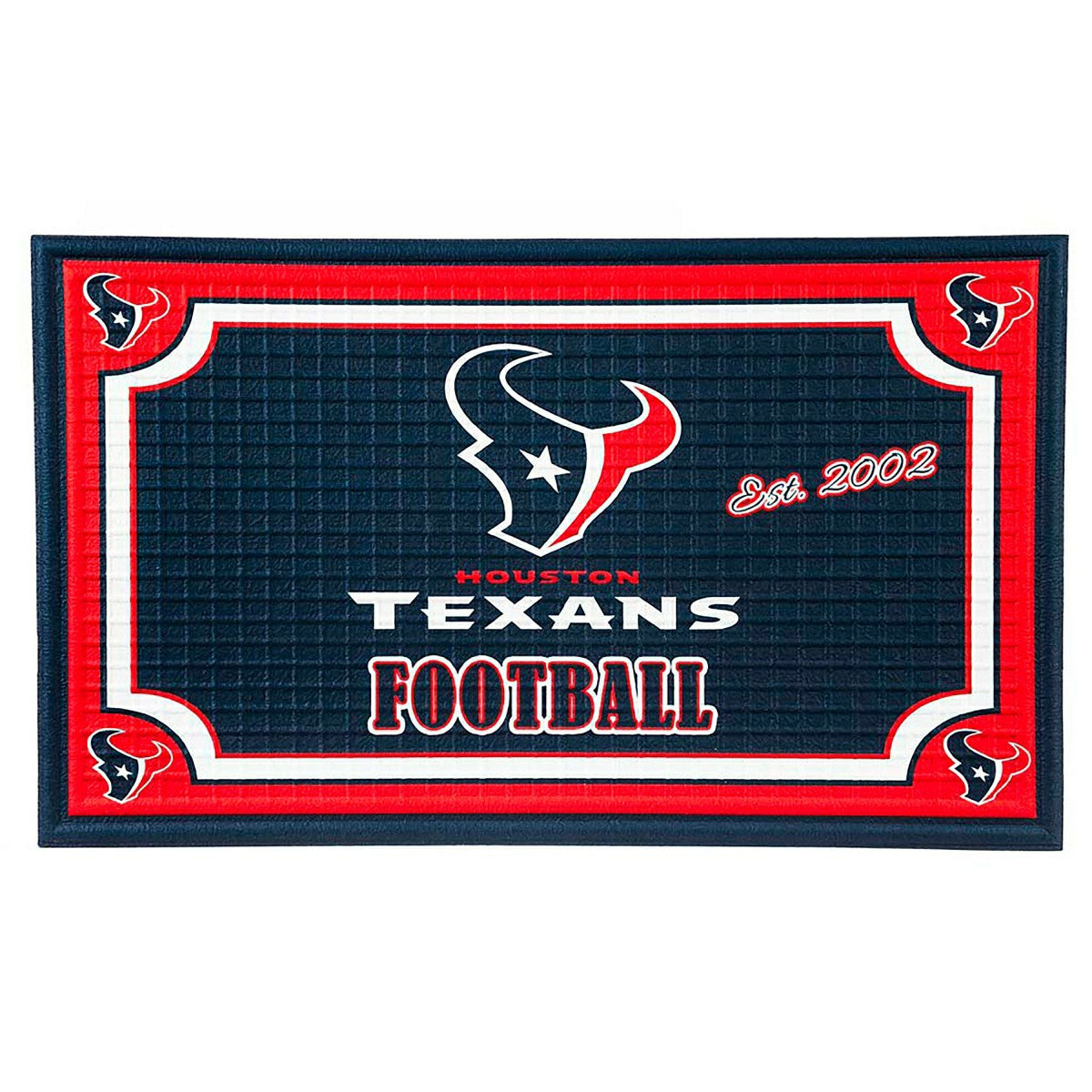 Indoor/Outdoor NFL Team Pride Embossed Doormat, Houston Texans, NFL