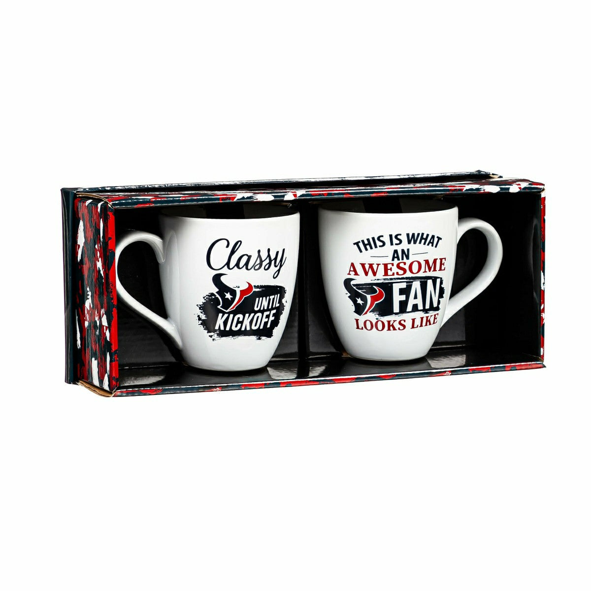 Houston Texans, Ceramic Cup O'Java 17oz Gift Set, NFL, Home
