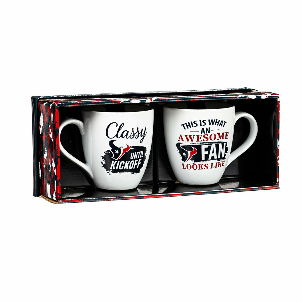 Houston Texans, Ceramic Cup O'Java 17oz Gift Set, NFL, Home