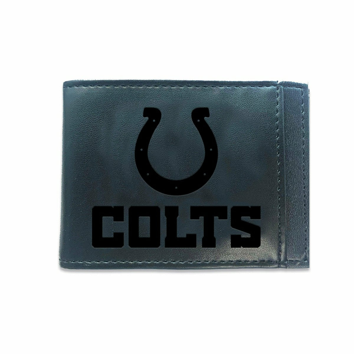 Front Pocket Wallet w/ RFID Blocking, Indianapolis Colts, Black, NFL, Home