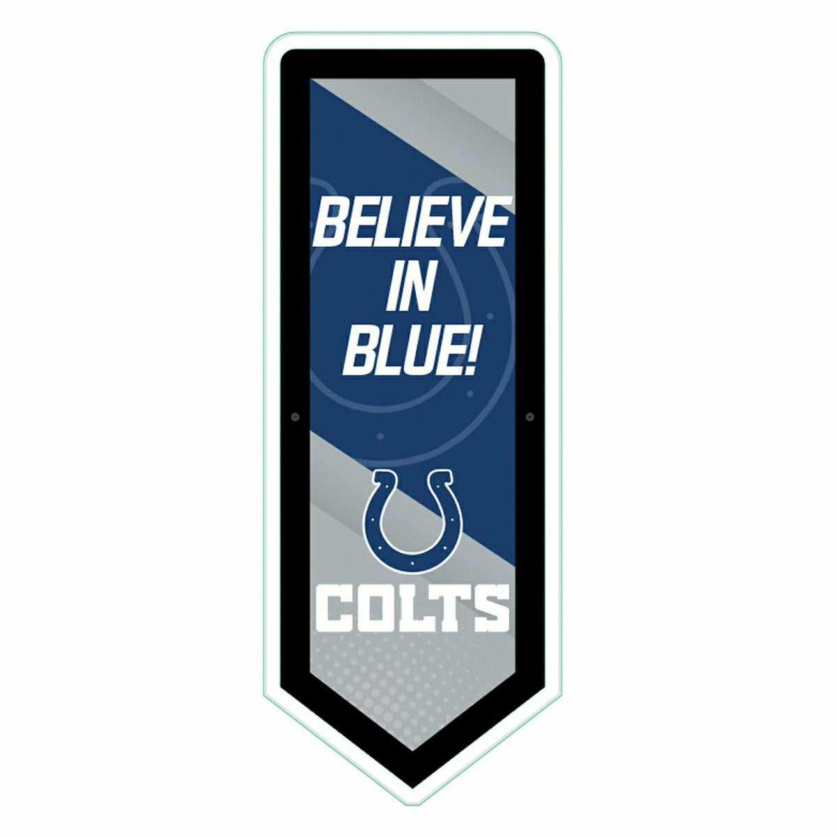 LED Wall Decor, Pennant, Indianapolis Colts, NFL, Home