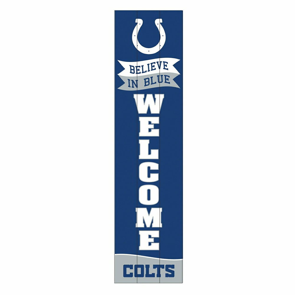 Indianapolis Colts Large Single Sided Leaner, 46", NFL, Home