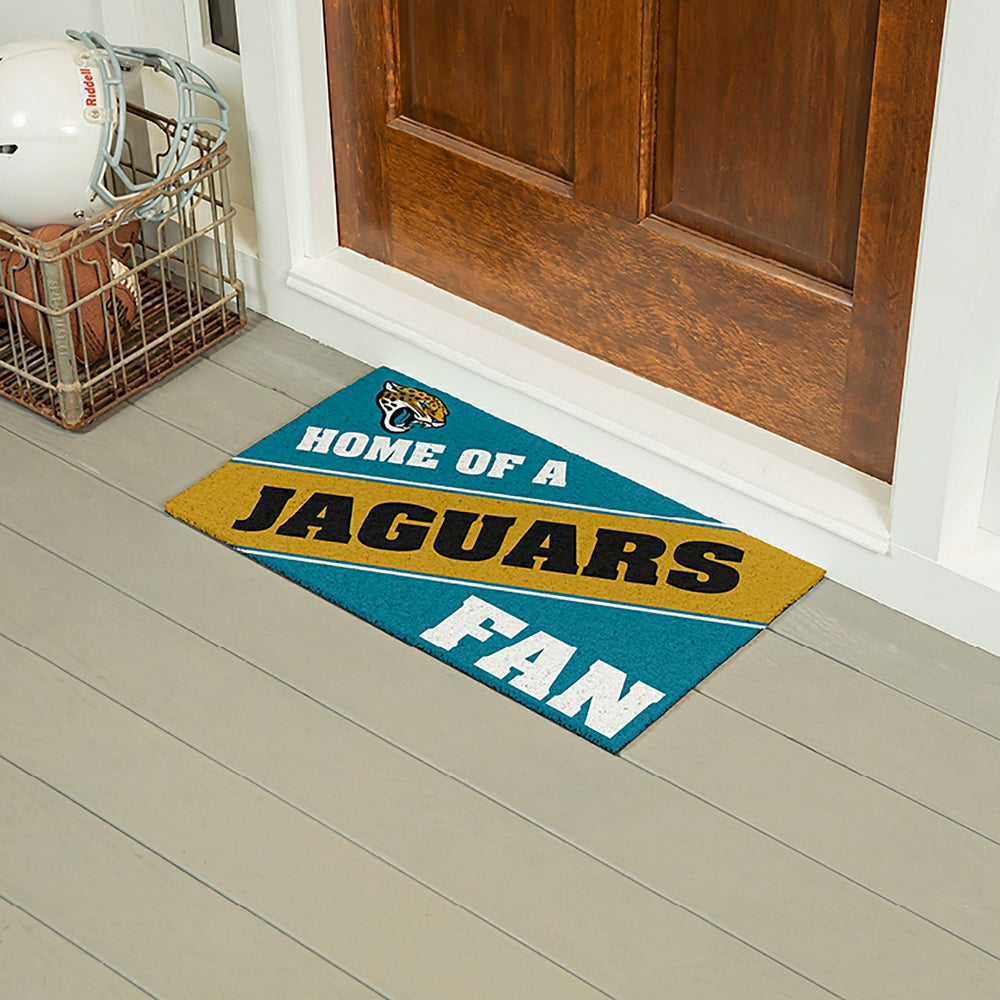 Jacksonville Jaguars, PVC Mat COLOR, Home of a Fan, NFL